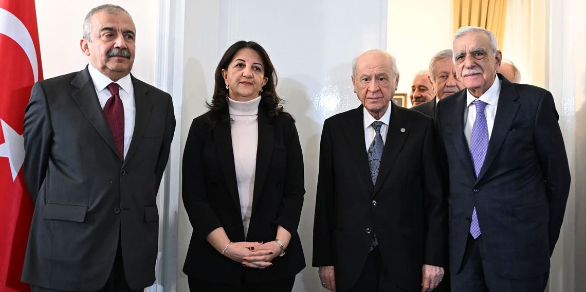 Devlet Bahçeli, İmralı ziyaretinden sonra DEM Parti heyetini kabul etti