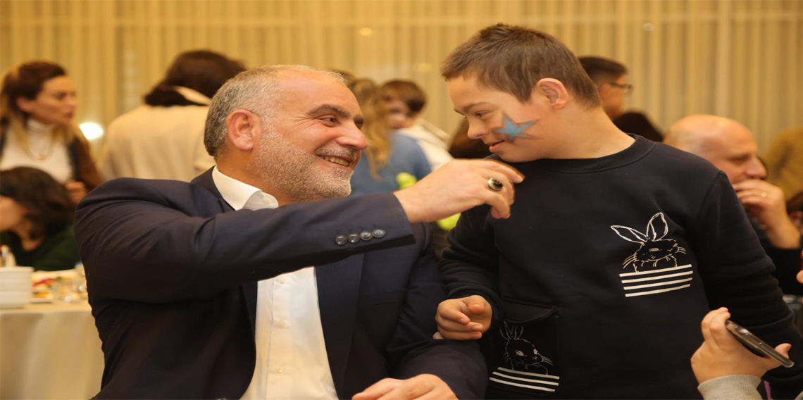 Canik'te gönül sofraları özel çocuklar için kuruldu