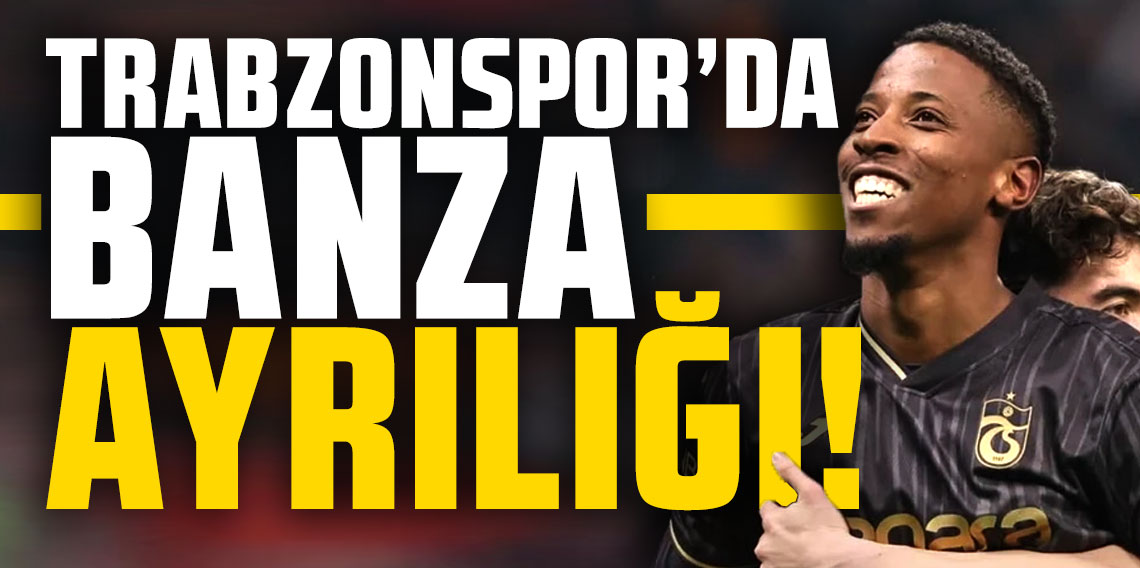 Trabzonspor'da Simon Banza ayrılığı; Yıldız futbolcuya izin çıkmadı