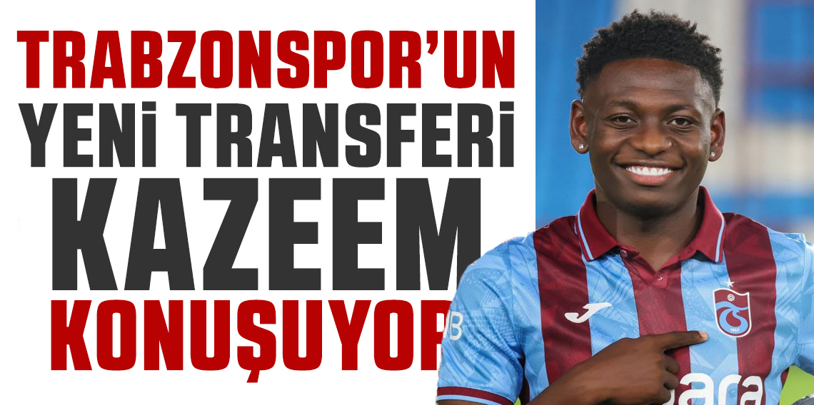 Kazeem Olaigbe basının karşına çıkıyor (CANLI)