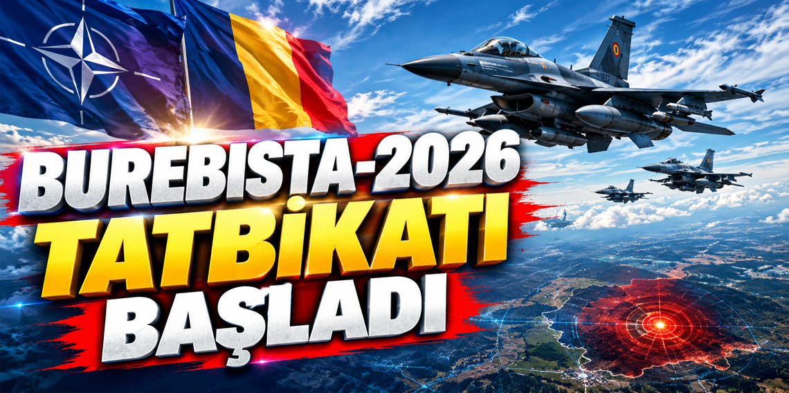 Türk F-16’ları Romanya semalarında: Burebista-2026 tatbikatı başladı
