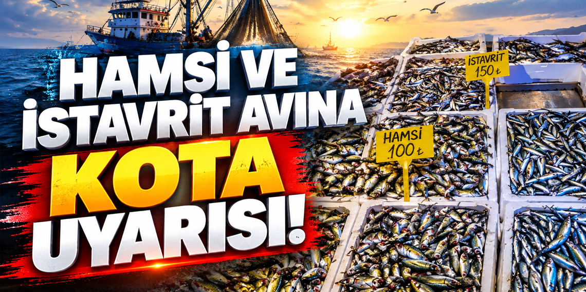 Trabzon'da Hamsi ve istavrit avında kota vurgusu