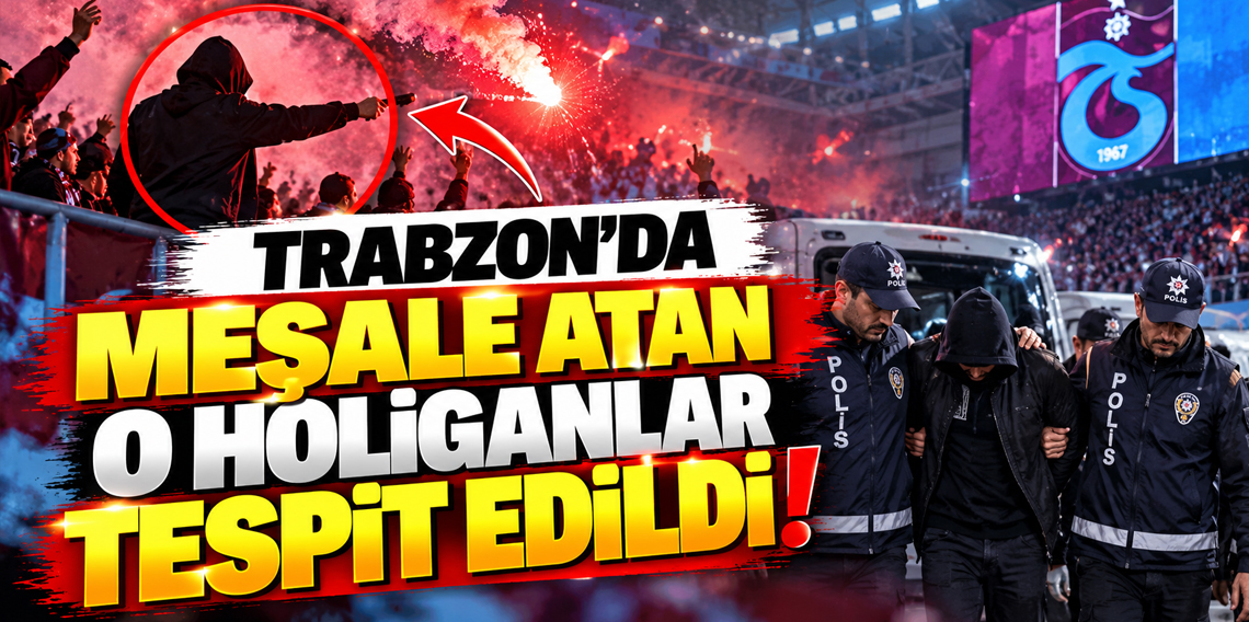 Trabzonspor-Beşiktaş Maçında Yaralanmaya Neden Olan Taraftar Tespit Edildi