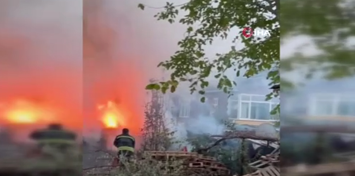Sobayı yakıp alışverişe çıktı, geldiğinde evi küle döndü