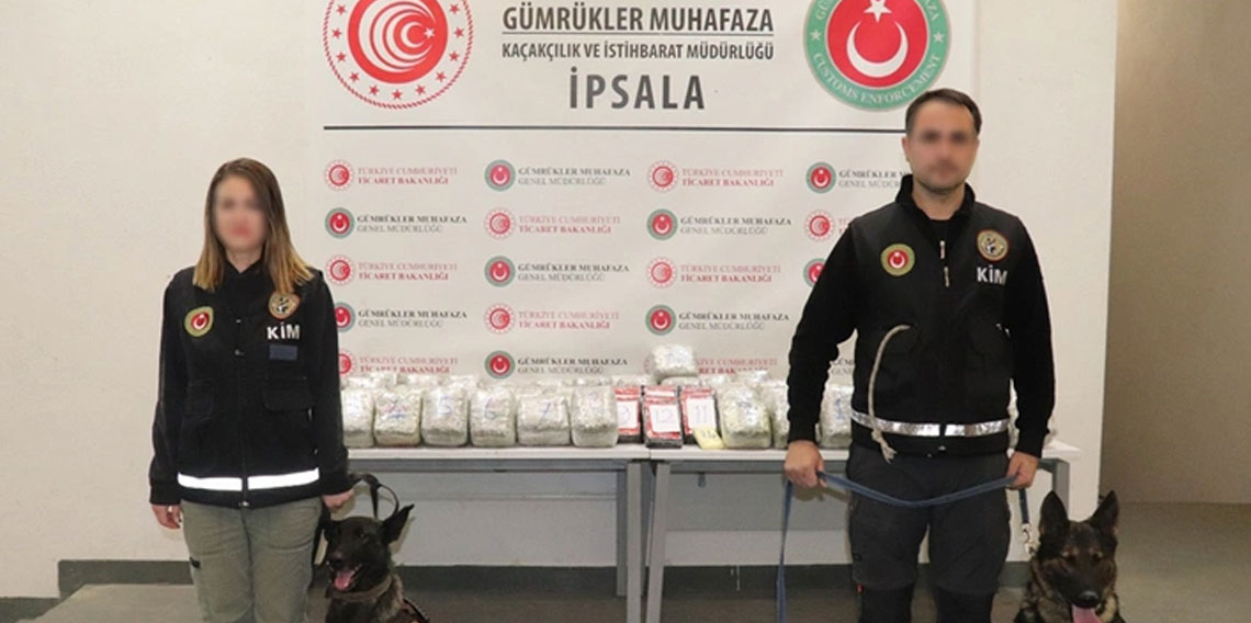 Gümrük Muhafaza ekipleri uyuşturucu kaçakçılığına 'dur' dedi