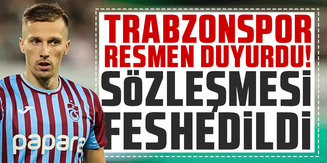 Trabzonspor, Mislav Orsic’in sözleşmesinin feshedildiğini açıkladı