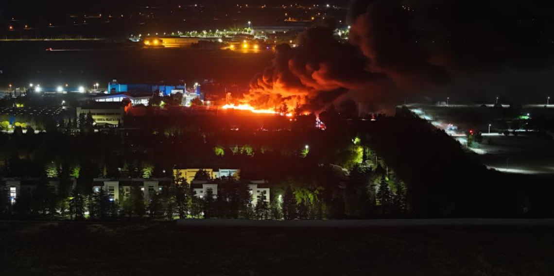 TEİ’deki yangın kontrol altına alındı