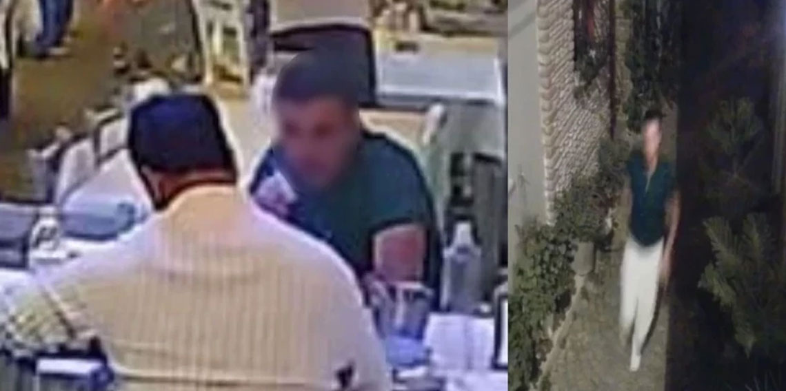 Yediler içtiler, hesabı ödemeden kaçtılar! O anlar kameraya yansıdı