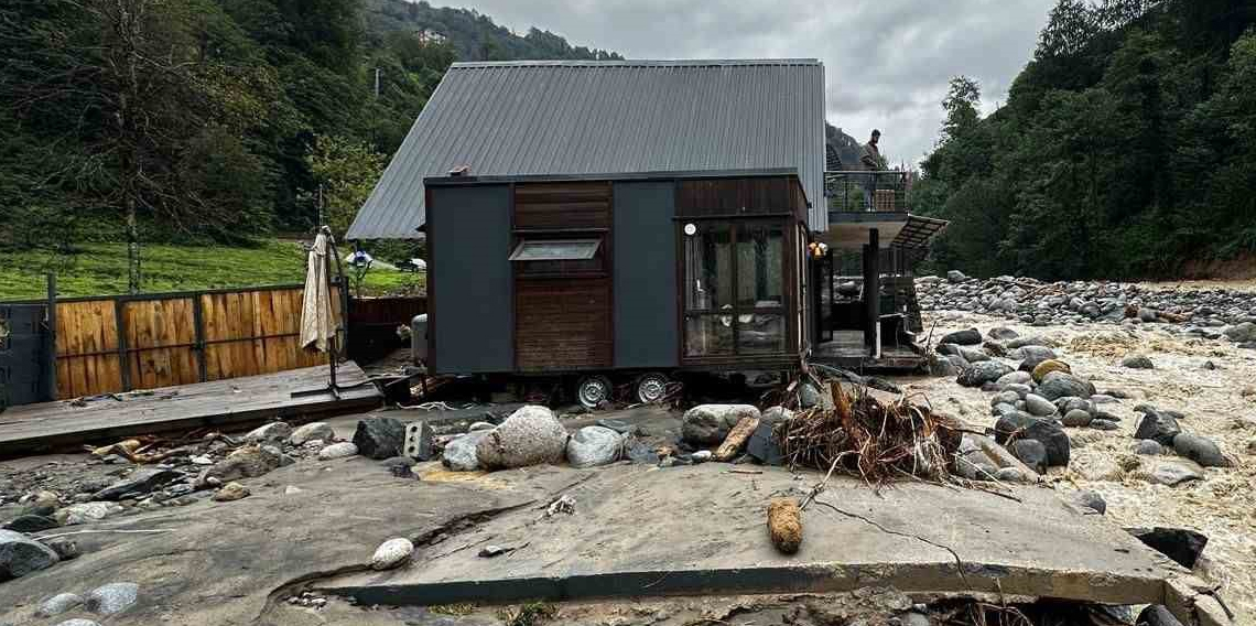 Rize'de hasar tespit çalışmaları başladı