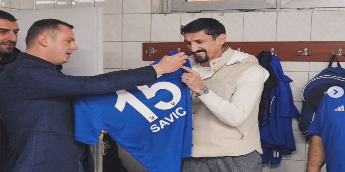 Stefan Savic'ten Buducnost Podgorica'ya ziyaret