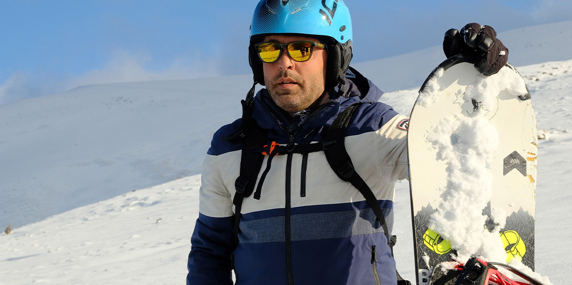  Zigana'nın zirvelerinde snowboard keyfi