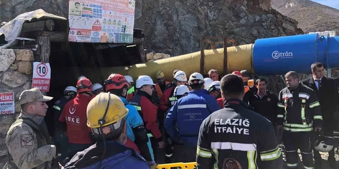 Elazığ’da maden ocağında patlama: 2 işçi göçükte kaldı