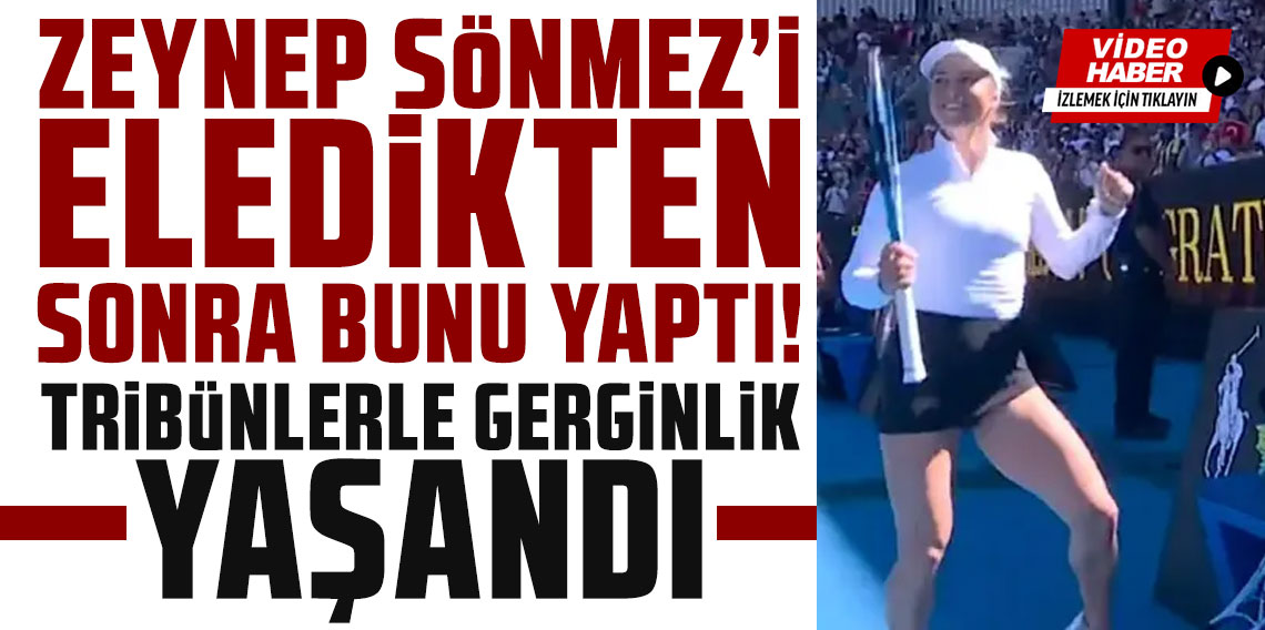 Zeynep Sönmez'i eleyen Yulia Putintseva'nın sevinci olay oldu