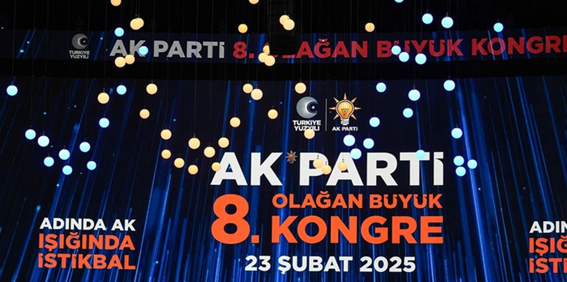 AK Parti 8. Olağan Büyük Kongresi'ne 10 siyasi partinin temsilcileri katıldı