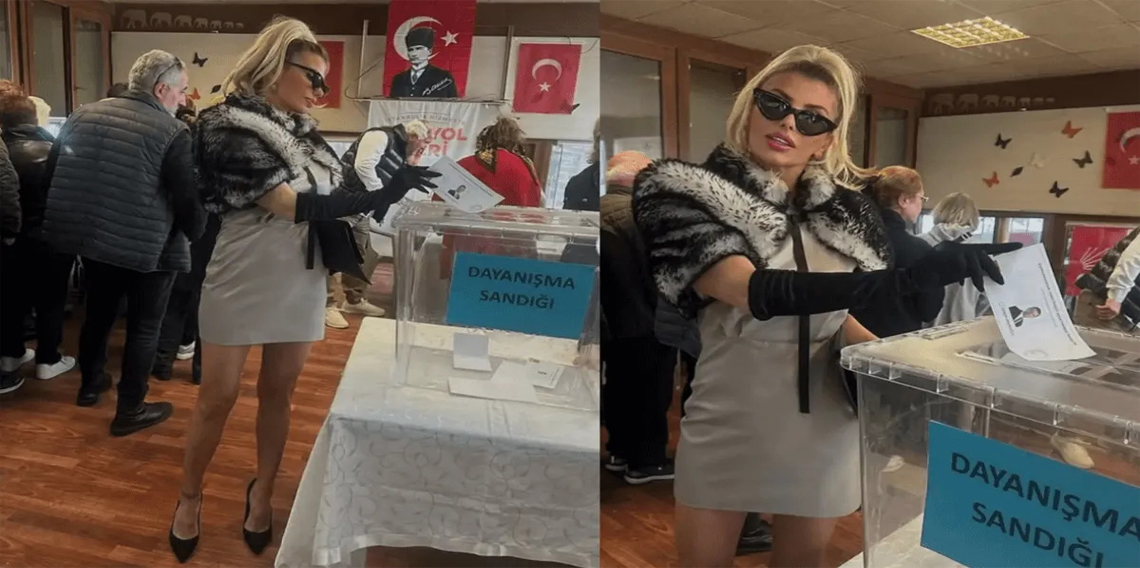 İmamoğlu'na destek için sandık başına böyle gitti 