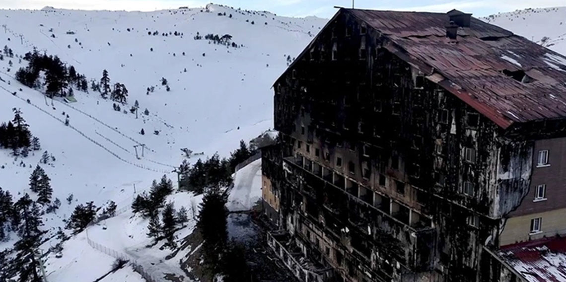 Kartalkaya'daki otel yangınına ilişkin bilirkişi raporu hazırlandı