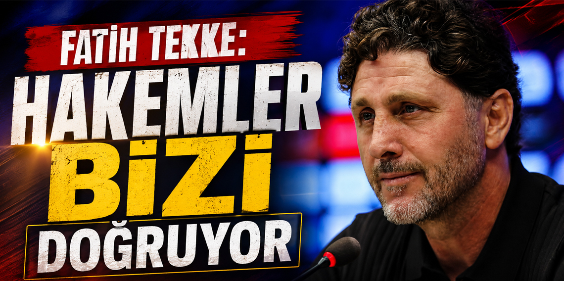 Fatih Tekke’den Hakem Tepkisi: “Bugün Hakem Yönetiminden Hiç Memnun Değilim”