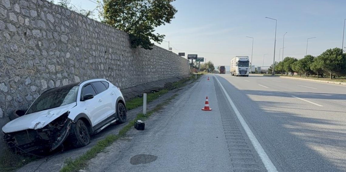 Mersin'den üniversite kaydı için Samsun'a gelen aile kaza yaptı: