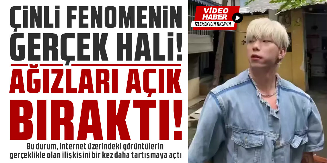 Çinli fenomenin gerçek hali, ağızları açık bıraktı