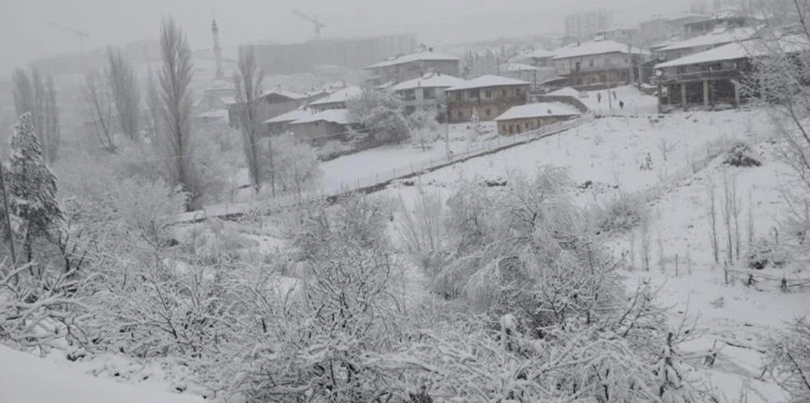 Adana'ya kar yağdı