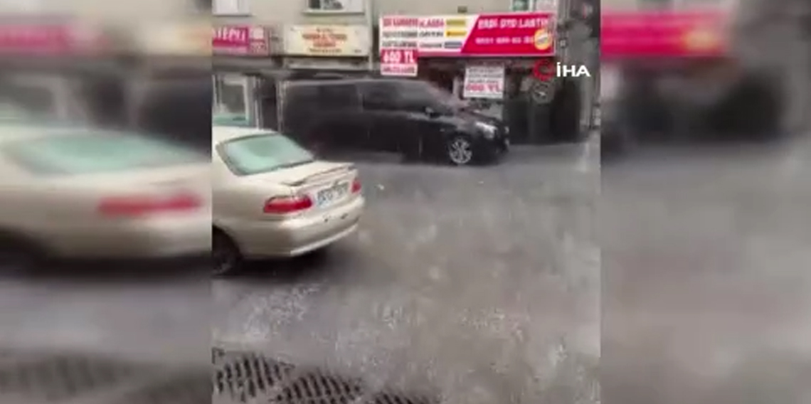 İstanbul'da dolu yağışı etkili oldu