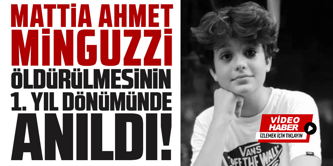 Mattia Ahmet Minguzzi öldürülmesinin 1.yıl dönümünde mezarı başında anıldı