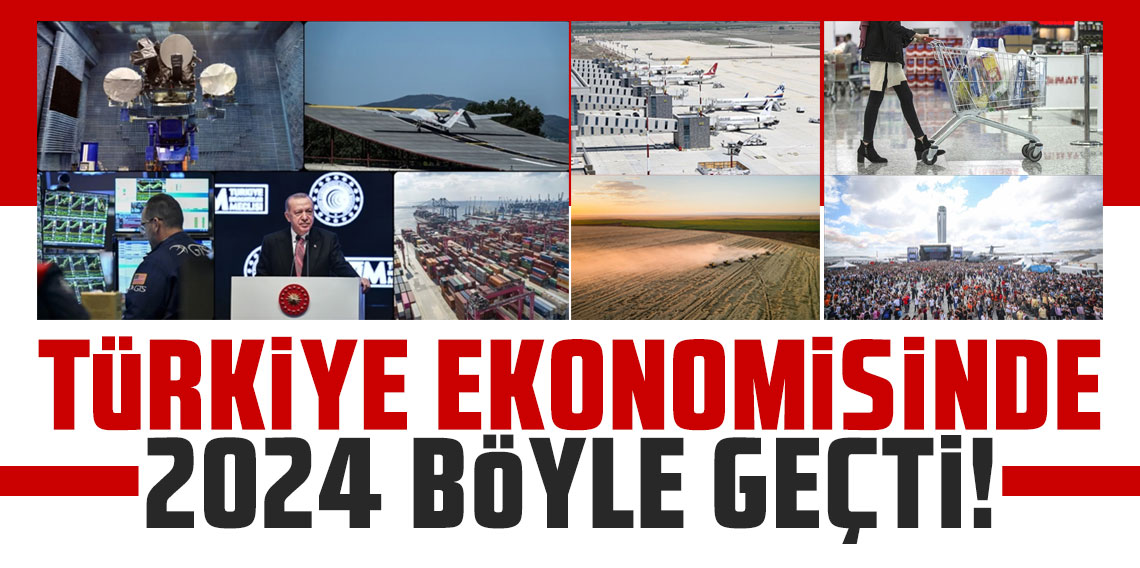 Türkiye ekonomisinde 2024 böyle geçti!