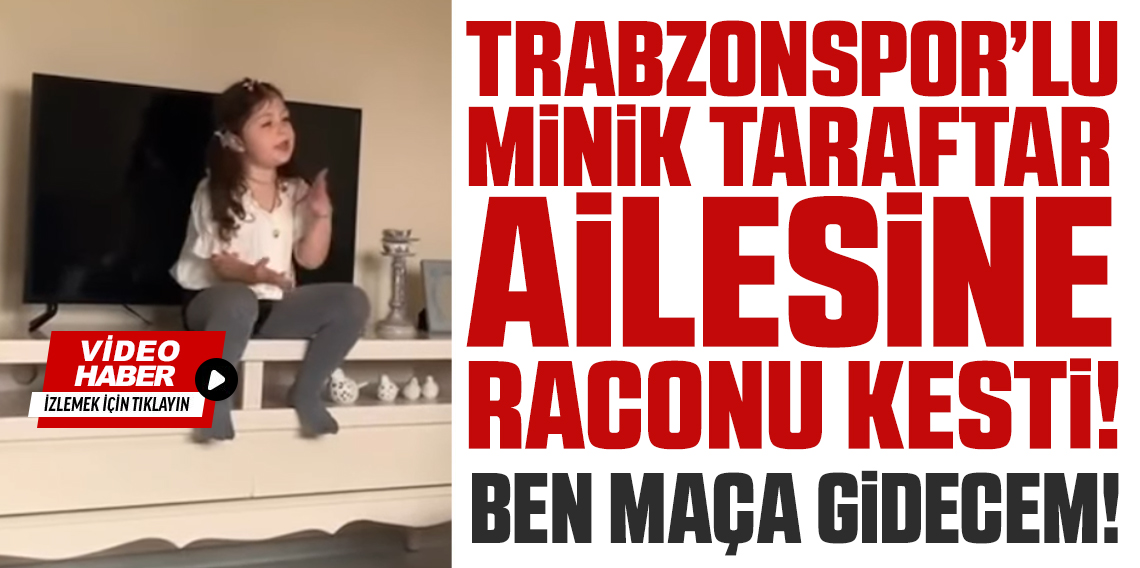 Trabzonsporlu Minik Taraftarın “Raconu” Sosyal Medyada Gülümsetti