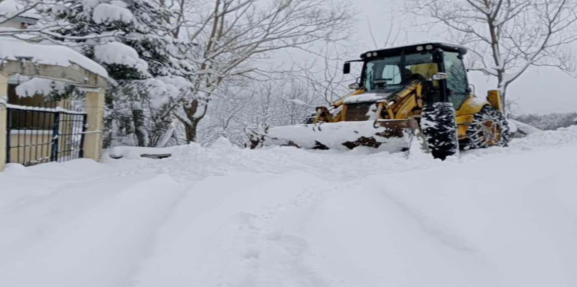 Sinop'ta son 6 günde 11 bin 505 km yol açma çalışması