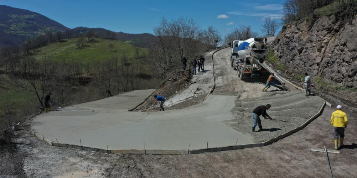 7 mahalleye hitap eden yol konfora kavuştu