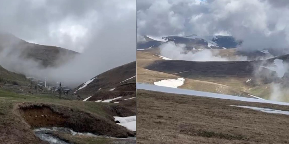 Karadeniz Yaylalarında Karlar Erimeye Başladı