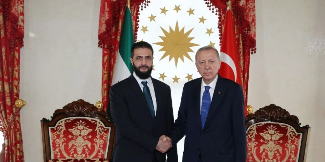 Cumhurbaşkanı Erdoğan, Suriye Lideri Ahmet Şara’yı kabul etti