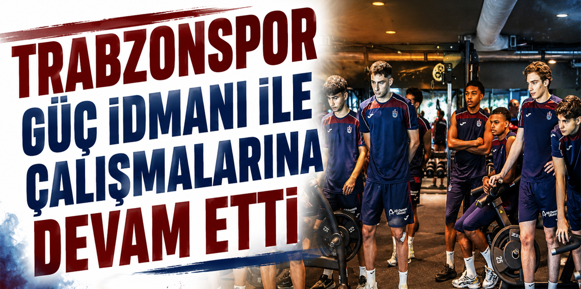 Trabzonspor Çalışmalarına Devam Ediyor