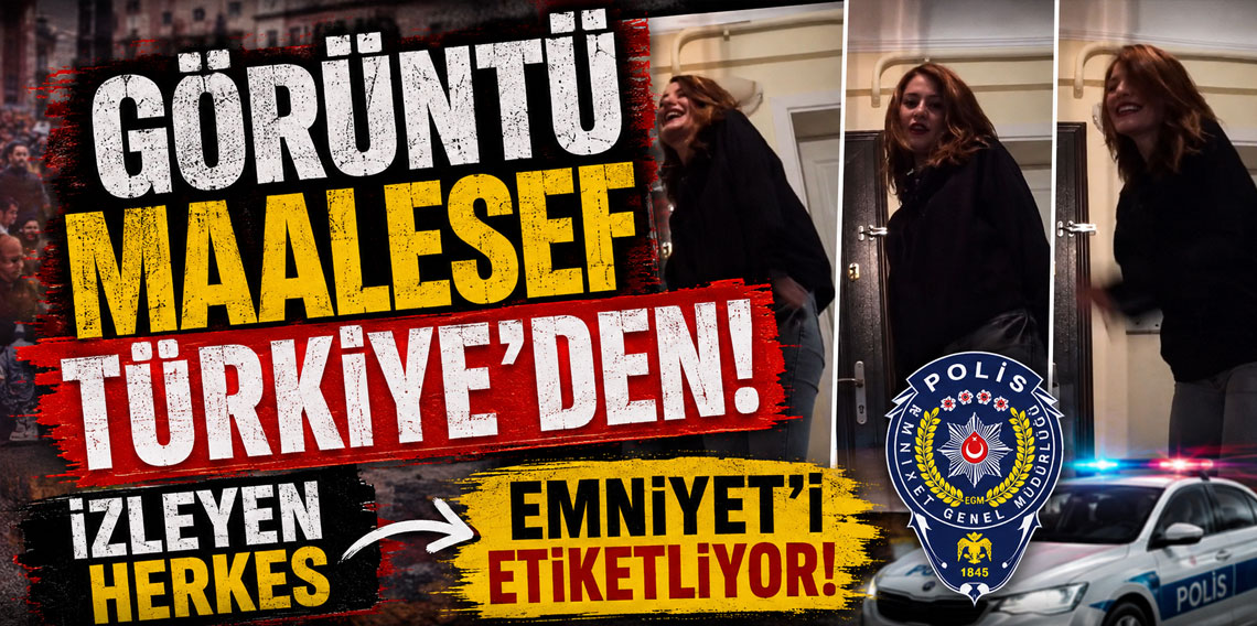 Görüntü maalesef Türkiye'den! İzleyen herkes Emniyet'i etiketliyor!