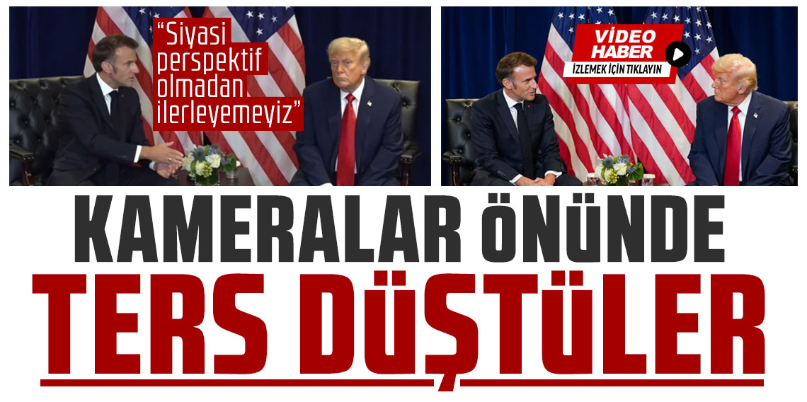 “Bu Hamas’a şeref kazandırır” diyen Trump’a Macron’dan yanıt: “Siyasi perspektif olmadan ilerleyemeyiz”