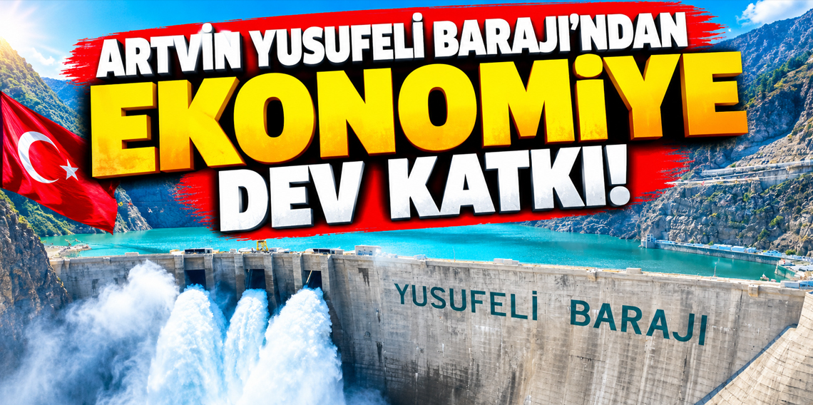 Kuraklığa Meydan Okudu! Yusufeli 4 Barajın Üretimini Artırdı