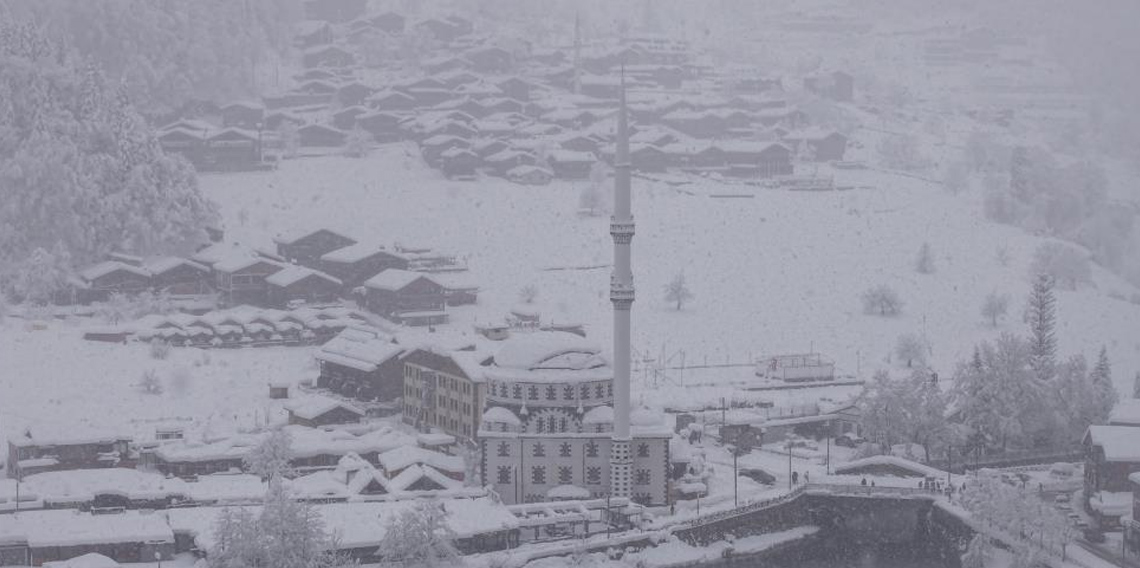 Uzungöl kışları bir başka güzel