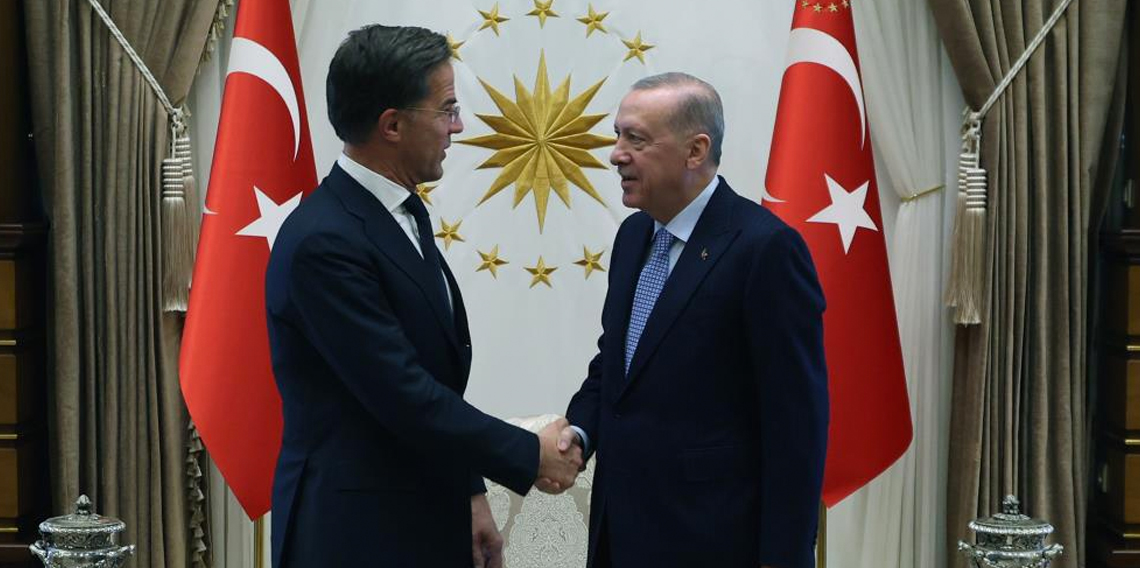 Cumhurbaşkanı Erdoğan, Rutte’yi kabul etti