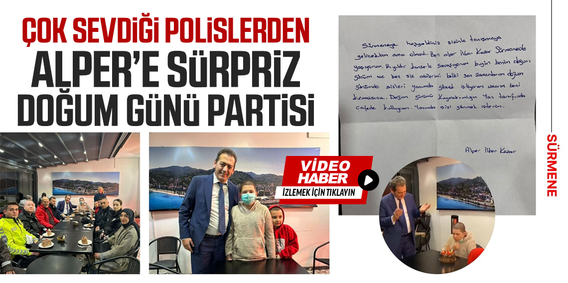 Kanser Hastası Alper’in hayali gerçek oldu