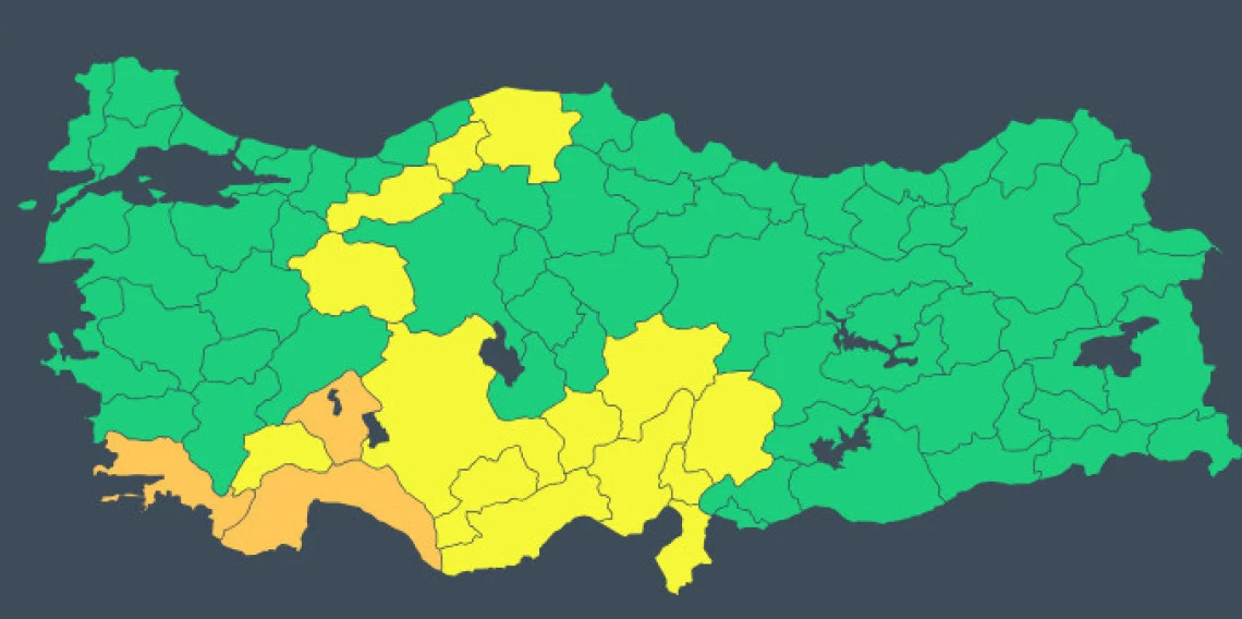 Meteorolojiden yeni hava durumu haritası