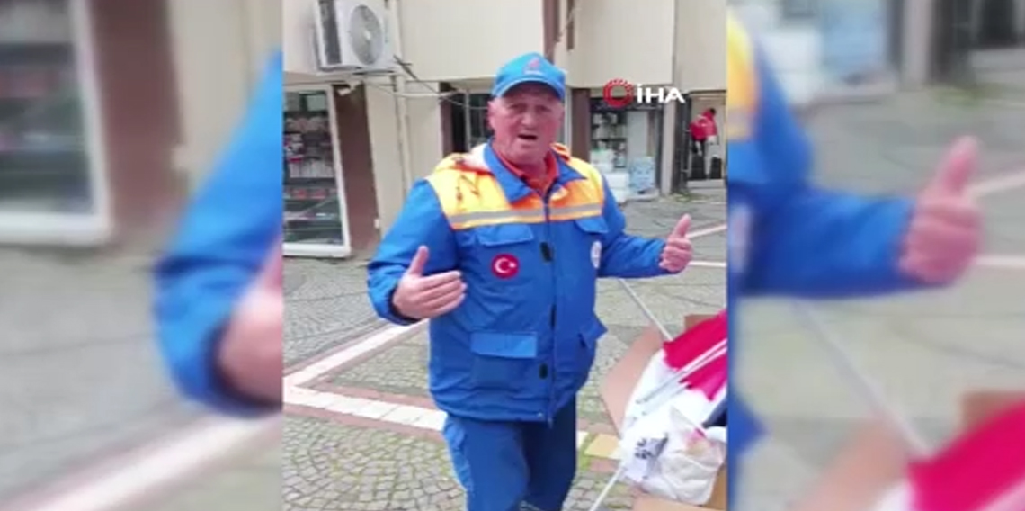 Edirne’de 1 Mayıs sonrası Türk bayraklarının çöpe atılmasına tepki