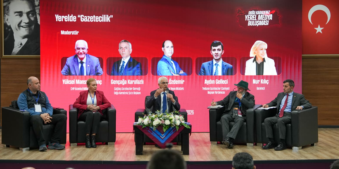 Yerel basında çalışan gazeteciler Trabzon'da Buluştu