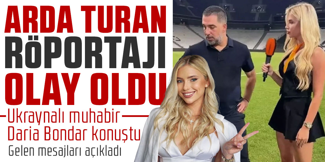 Arda Turan röportajı olay oldu! Ukraynalı muhabir konuştu, gelen mesajları açıkladı