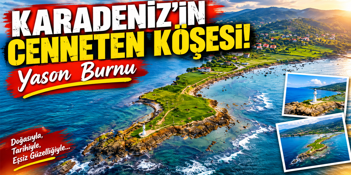 Yason Burnu, tarihi ve doğal güzellikleriyle ziyaretçilerini ağırlıyor
