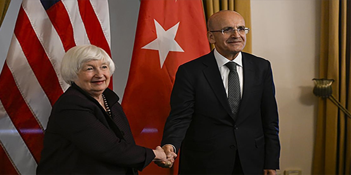 Hazine Bakanı Şimşek, Amerikalı mevkidaşı Yellen ile görüştü