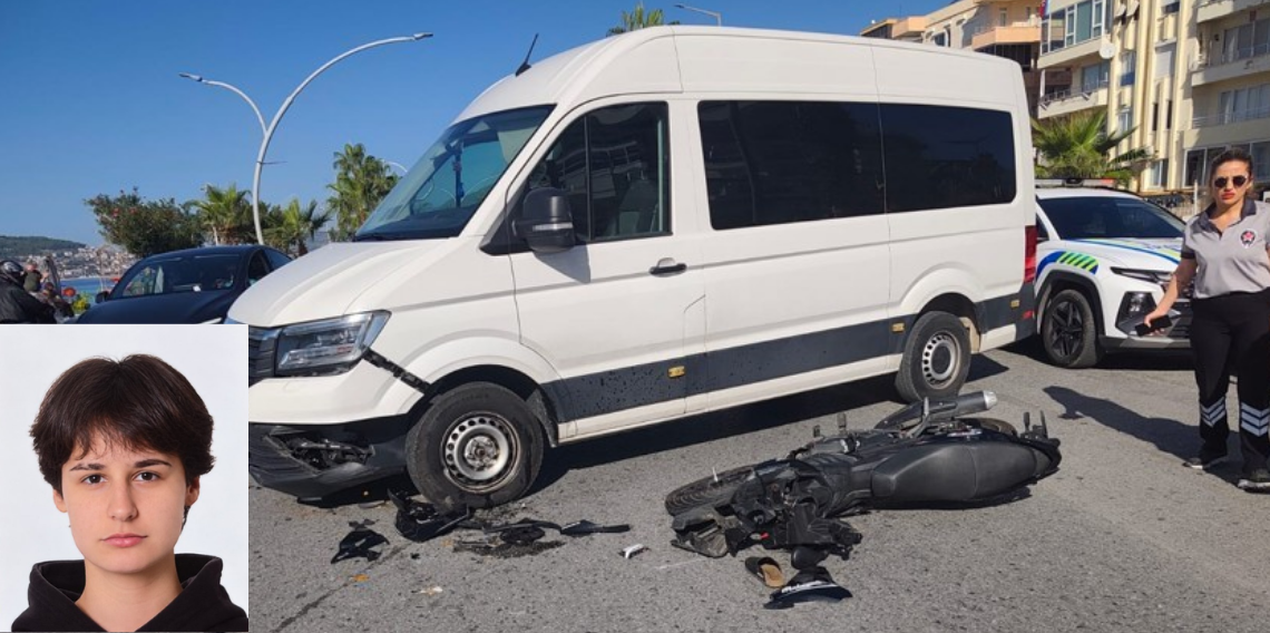 Alanya'da üniversiteli genç kızın öldüğü kaza kamerada!