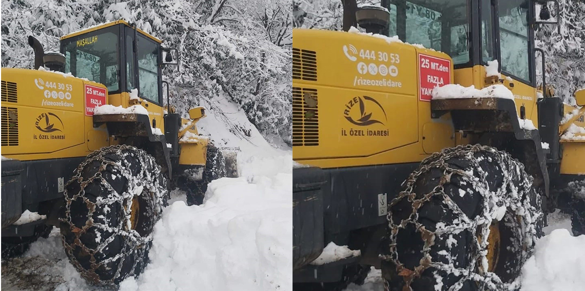  Rize’de kar nedeniyle mahsur kalan 7 kişi kurtarıldı