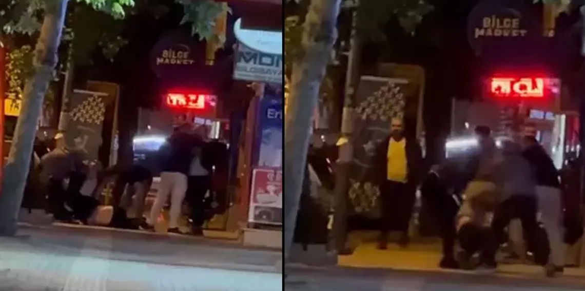Tartıştıkları kişiyi tekme tokat darp ettiler