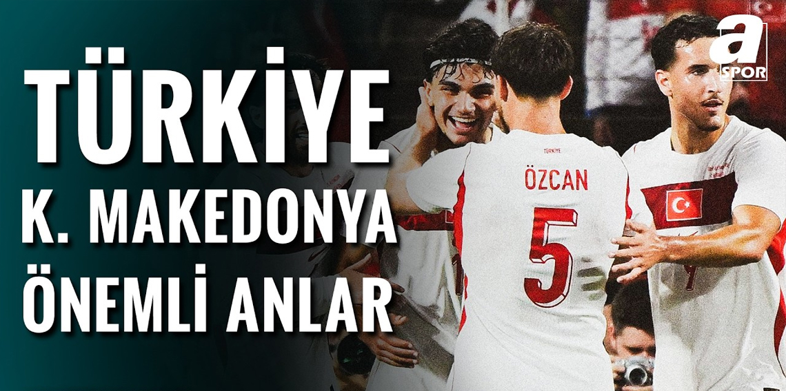 Türkiye 4-0 Kuzey Makedonya | Özet | Dünya Kupası Hazırlık Maçı