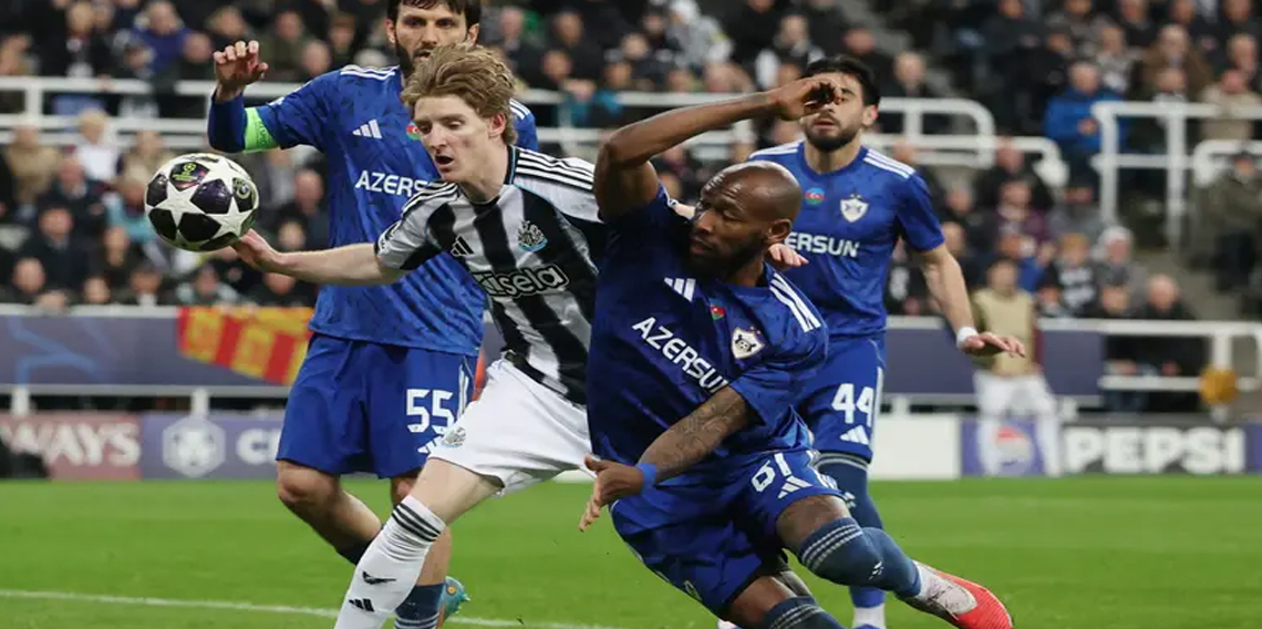 Şampiyonlar Ligi Son 16 Play-Off Turu | Newcastle - Karabağ (Özet)